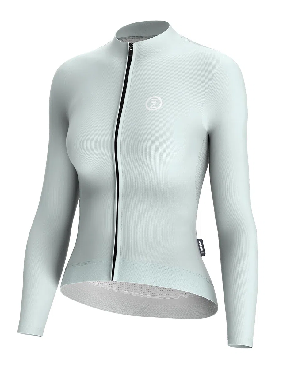 INBIKE Maglia Ciclismo Donna Maglia MTB Maniche Lunghe Maglia Bici Donna Traspirante Asciugatura Rapida Assorbente dal Sudore