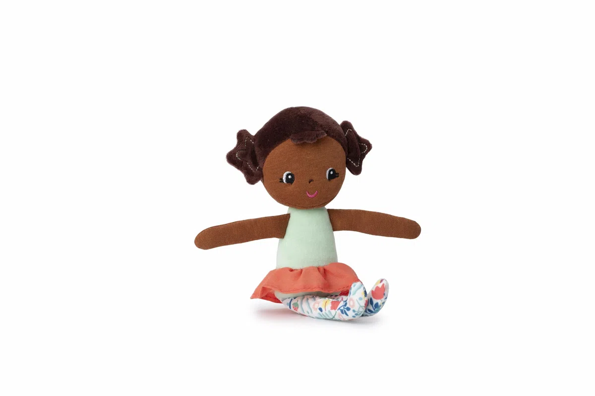 LILLIPUTIENS - Borsa per Bambini + Bambola Inclusa - La mia Prima Borsa a Tracolla - A Forma di Stella - Sviluppa l'immaginazione - Dimensioni 22x26 cm - da 12 Mesi