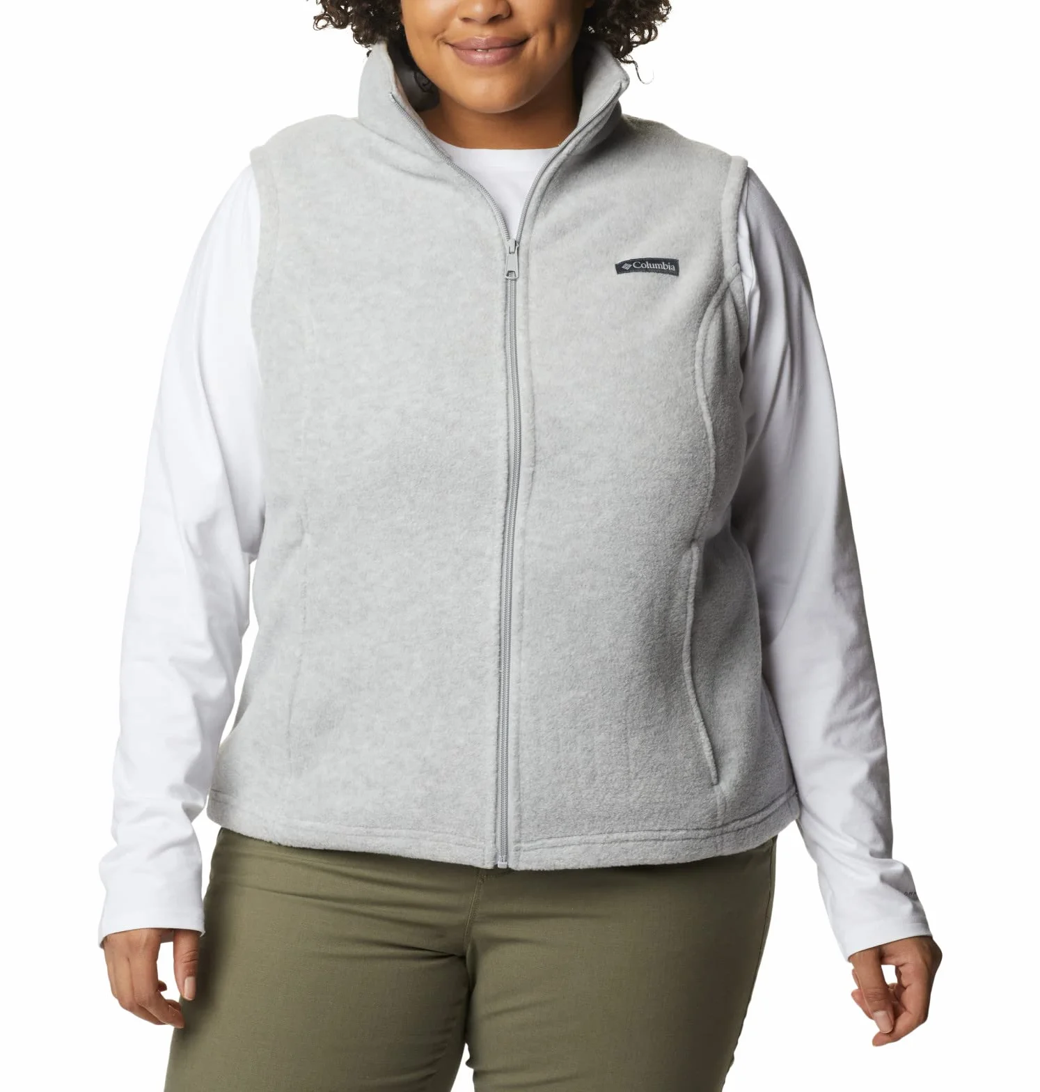 Columbia Benton Springs Vest, Gilet Smanicato In Pile Donna