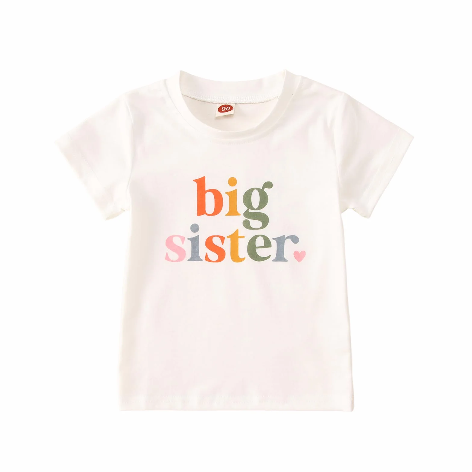 Big Sister Shirt Baby Annuncio per ragazze Vestito Grande Sorella Maglietta estiva a maniche corte Top Promoted to Big Sister Tees Dolce girocollo Camicia in cotone
