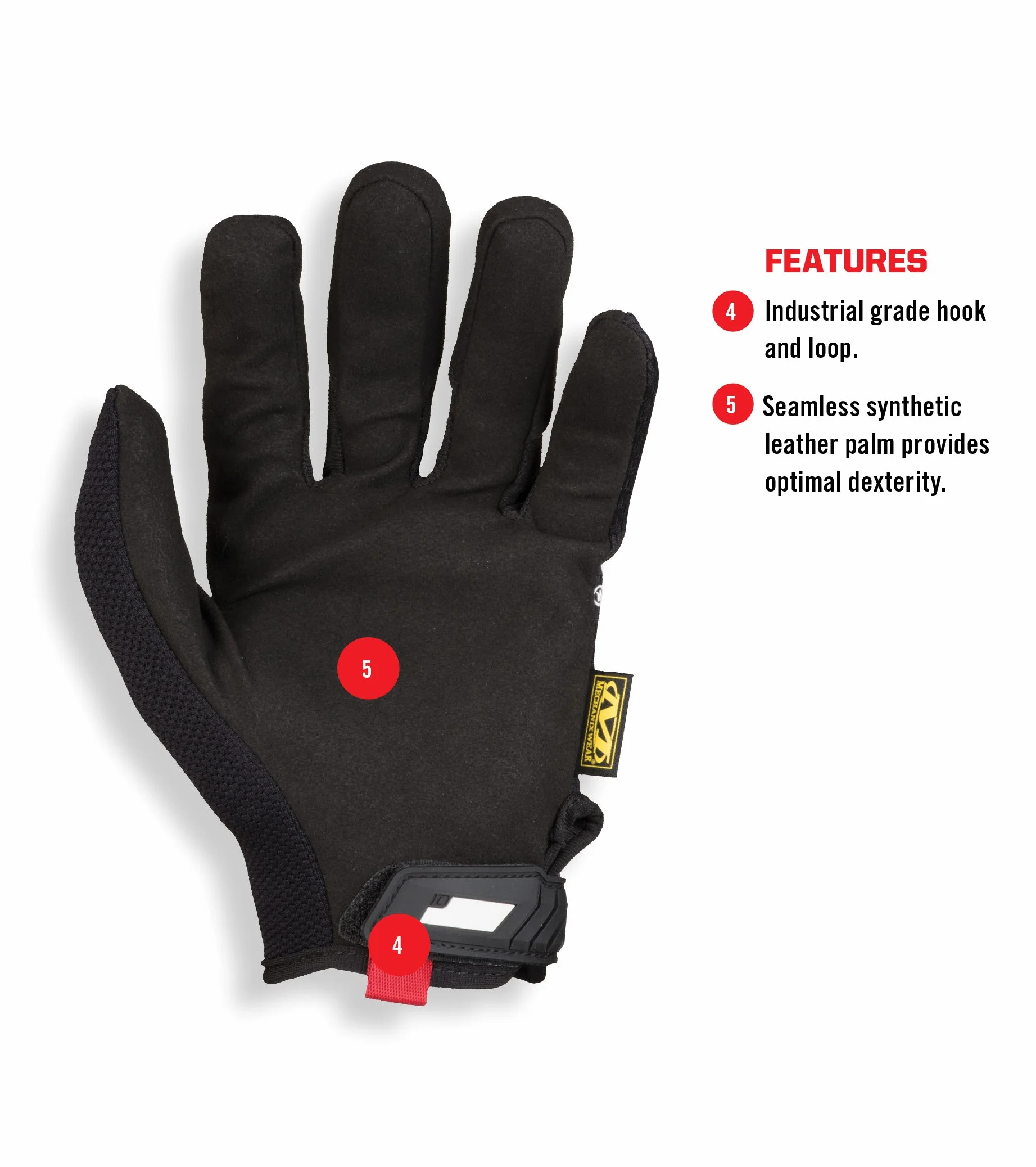 Mechanix Wear - Original Guanti, Nero, X-Large