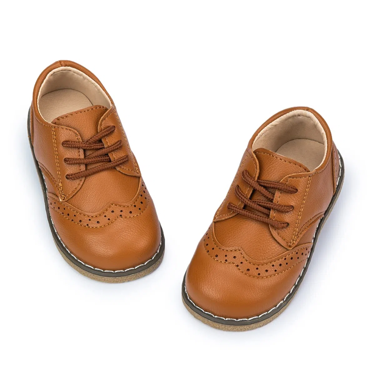 CENCIRILY Scarpe Oxford per bambini, con lacci, suola antiscivolo, mocassini bassi per bambini, scarpe classiche per uniforme scolastica