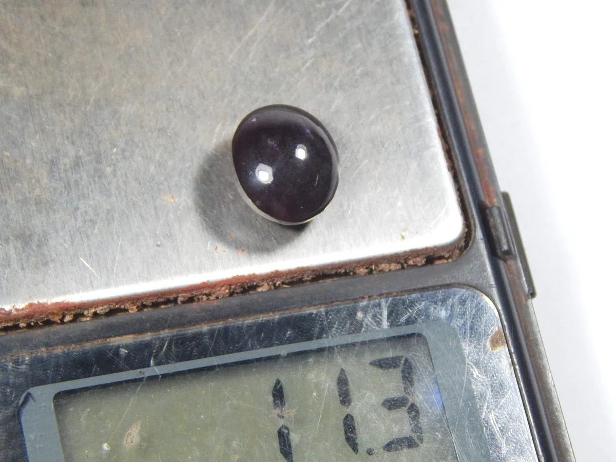 Zaffiro stella nera certificata 6 ct, cristallo, zaffiro, Cristallo, Zaffiro