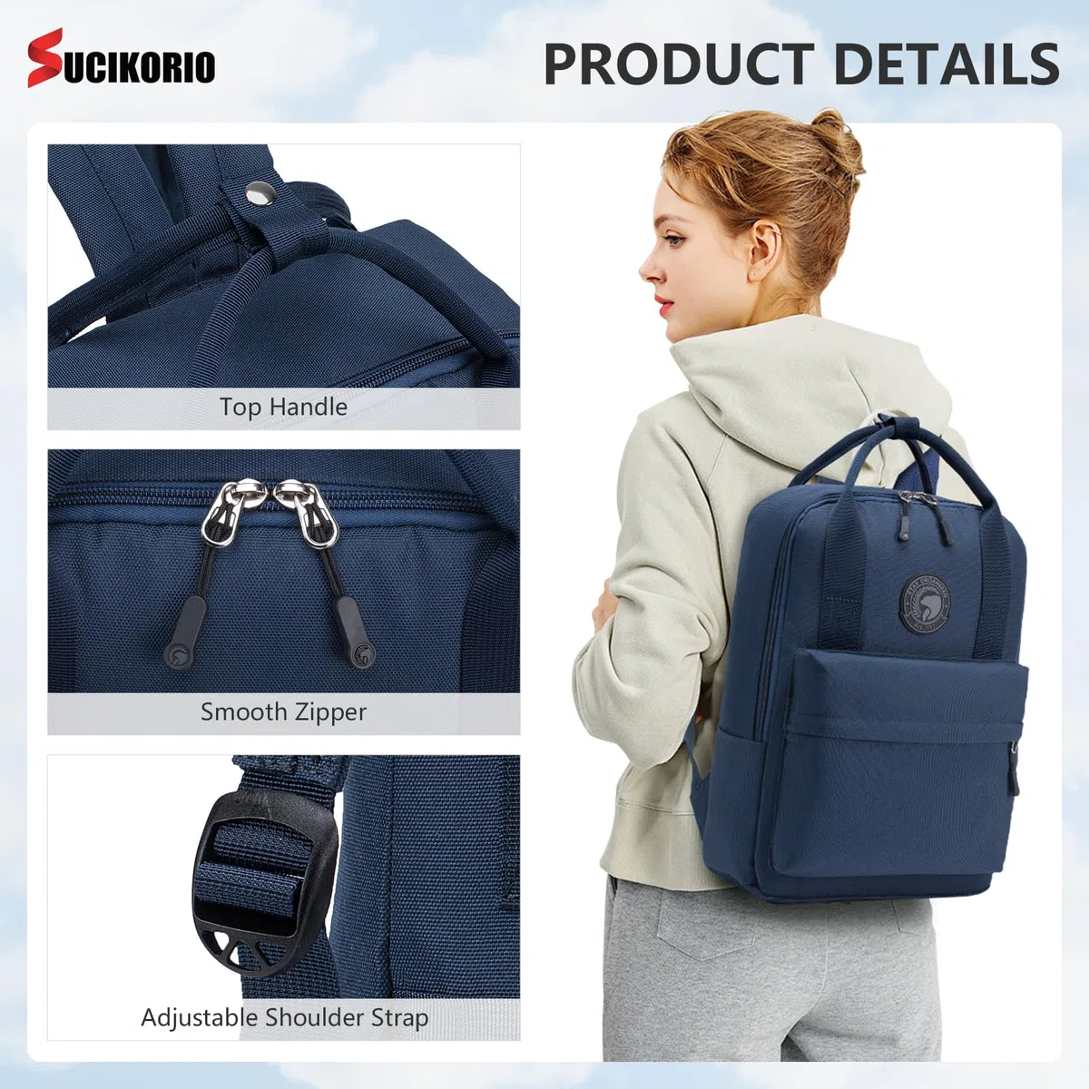 40x30x10cm Lufthansa Air France British Airways Zaino da Viaggio Aereo Bagaglio a Mano, Impermeabile Oxford Zaini Bagaglio a Mano Uomo Donna Zainetto Porta PC 14 Pollici per Scuola, Viaggio