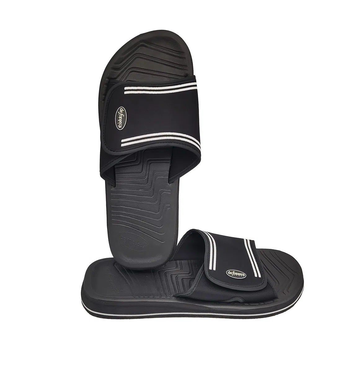 DeFonseca Classiche Ciabatte Uomo Pantofole Extra Light e Fondo AntiGraffio Slippers da Casa, Mare e Giardino