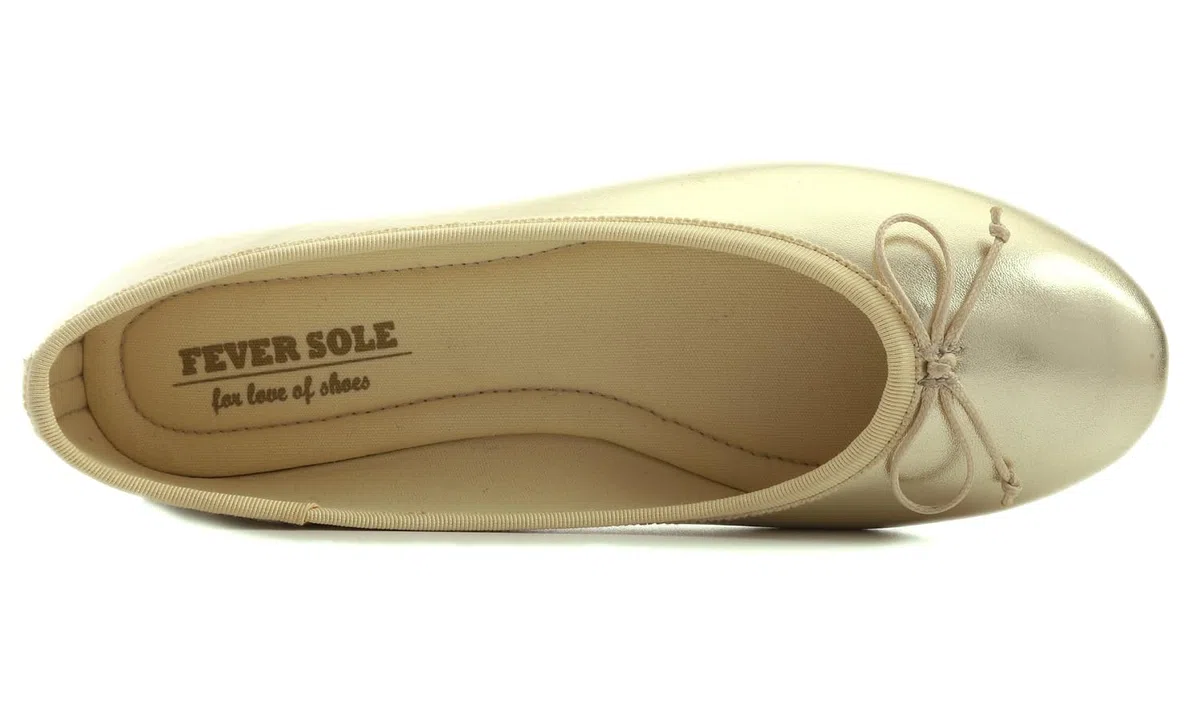 Feversole Ballerina in Vernice Colorata con Cuscino in Memory Foam per amaretti da Donna