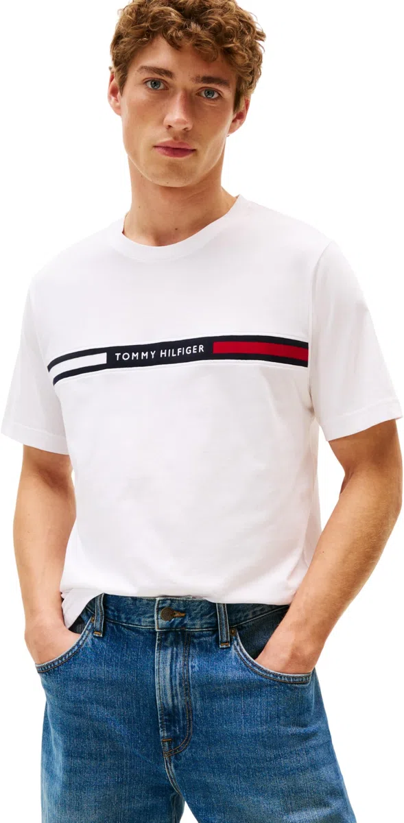 Tommy Hilfiger T-Shirt Maniche Corte Uomo Scollo Rotondo