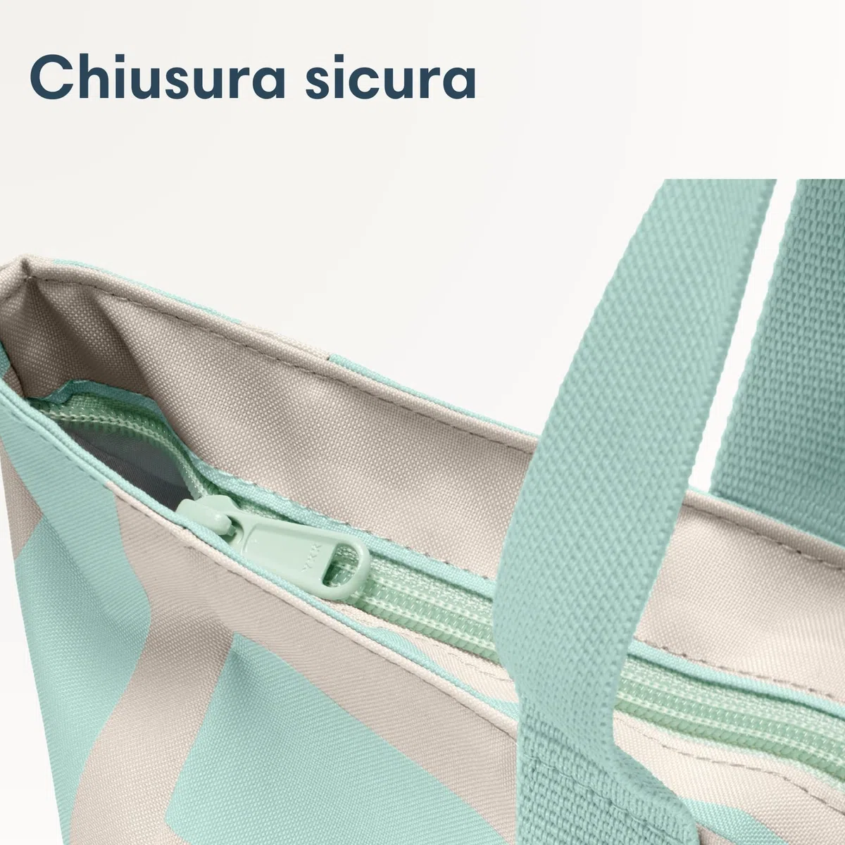 LARKSON Borsa Mare Donna Uomo - Linn - Borsone da Spiaggia Grande per Vacanze, Sport, Università, Viaggio - Tote Bag Shopper Con Cerniera