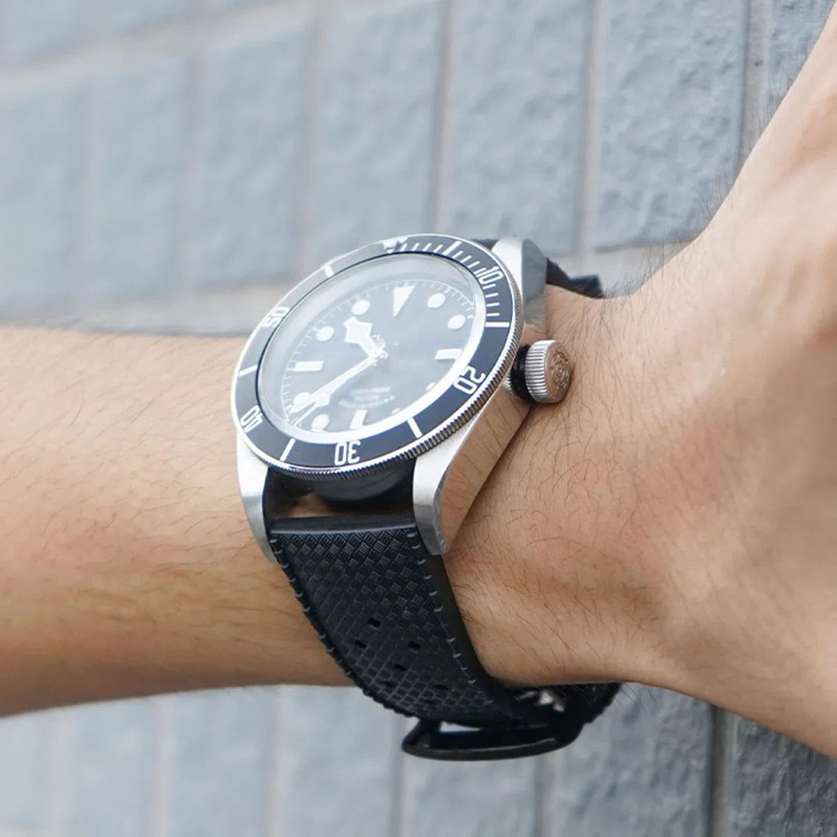 Cinturino Orologio Gomma Fluorurata 18mm 19mm 20mm 21mm 22mm Tropicale Stile Sgancio Rapido Cinturini in FKM Gomma Traspirante Cinturini Orologio per Uomo Donne Cinturini di Ricambio Diving