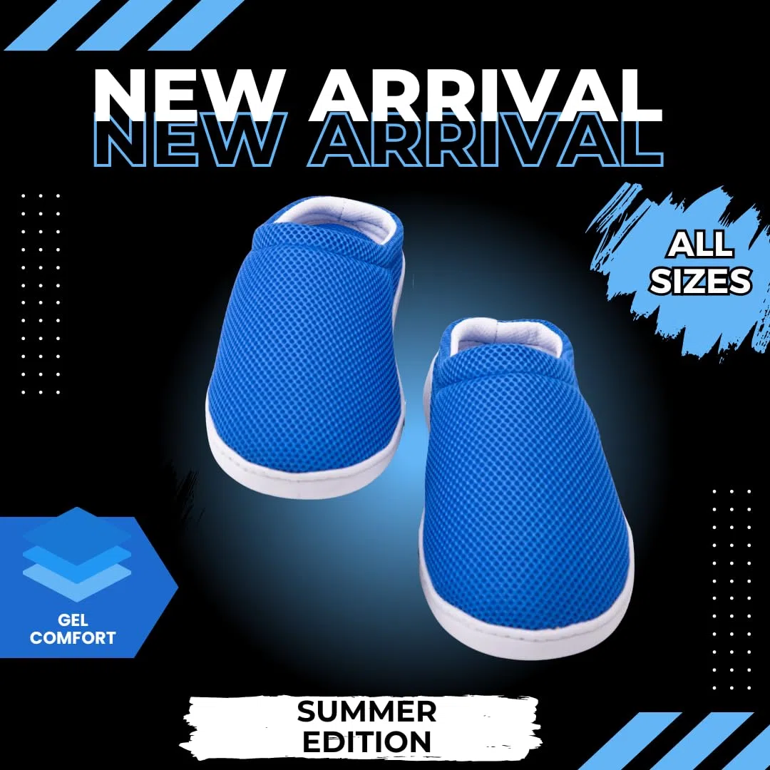 BEST DIRECT STEPLUXE Summer Slippers, Pantofole estive,Pantofola da Uomo Donna, pantofole da casa con suola in gel, lavabili, tecnologia Gel Comfort, Ciabatte da Casa, Anti-fatica, Suole antiscivolo