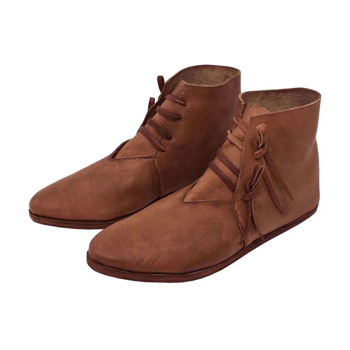 Generisch 2025 Stivali medievali da uomo in stile stivaletti, da infilare, casual, tacco basso, scarpe comode da indossare tutti i giorni scarpe da uomo nere
