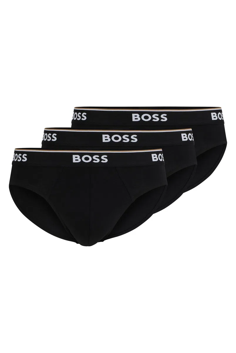 Boss Lettera 3p Power Mutande Uomo (Pacco da 3)