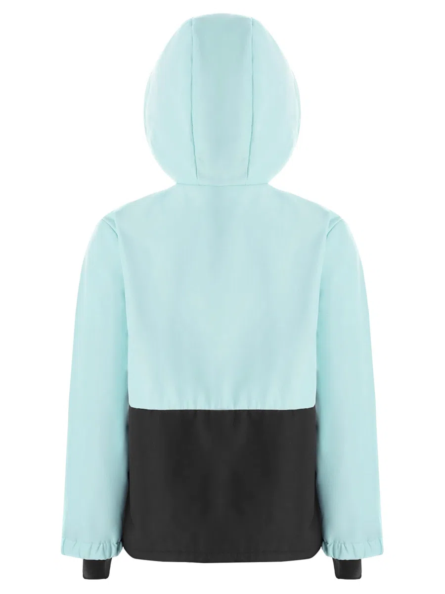 dPois Giacca Sci Bambina con Cappuccio Giacche da Neve Leggero Impermeabile Ski Jacket Cappotto da Trekking Montagna Outdoor Abbigliamento da Sci Snowboard Campeggio