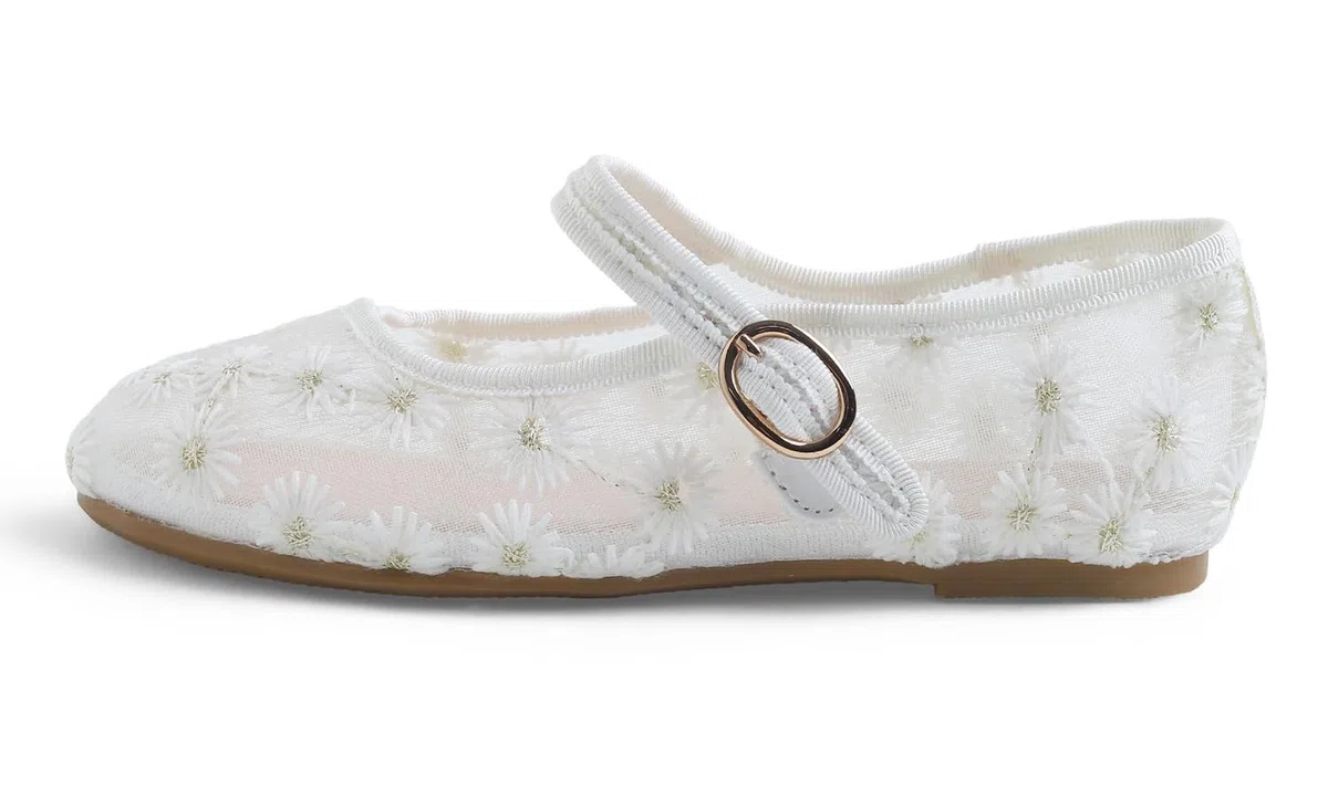 Feversole Girls Cute Dress,Ragazze Mary Jane Strap Scarpe Basse Ballerine da Principessa Scarpe da Scuola Piatte