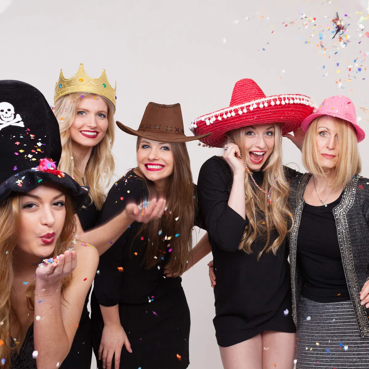 Relaxdays Cappello da Cowboy/Cowgirl per Feste di Carnevale, Stile Western, per Adulti, Uomo o Donna