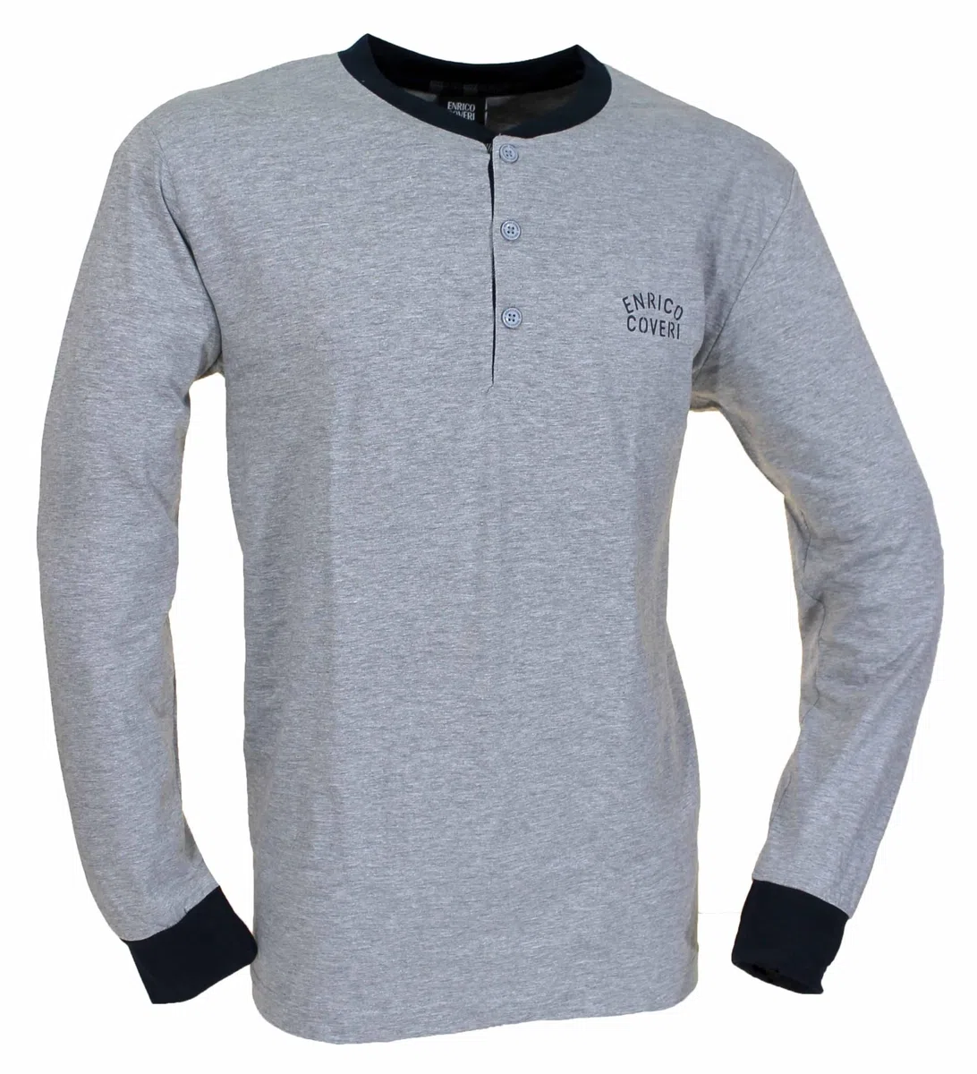 Enrico Coveri Pigiama Uomo Fresco Cotone Jersey Manica Lunga Varie Fantasie