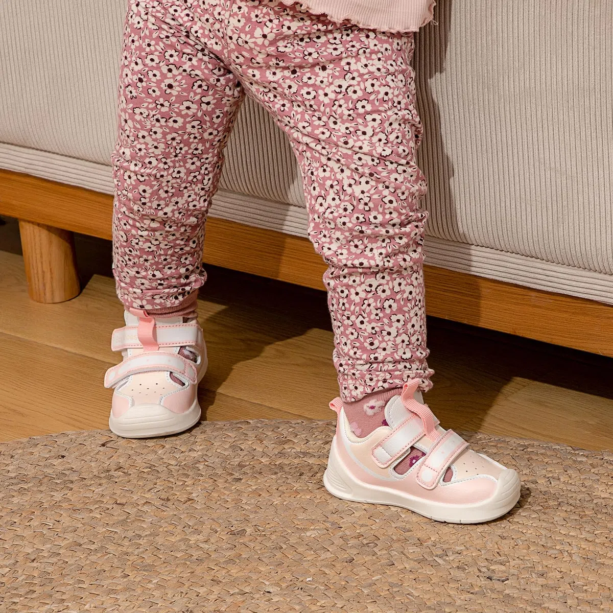 LACOFIA Sandali Neonata Scarpe Primi Passi Bimba Estive con Suola Gomma Antiscivolo
