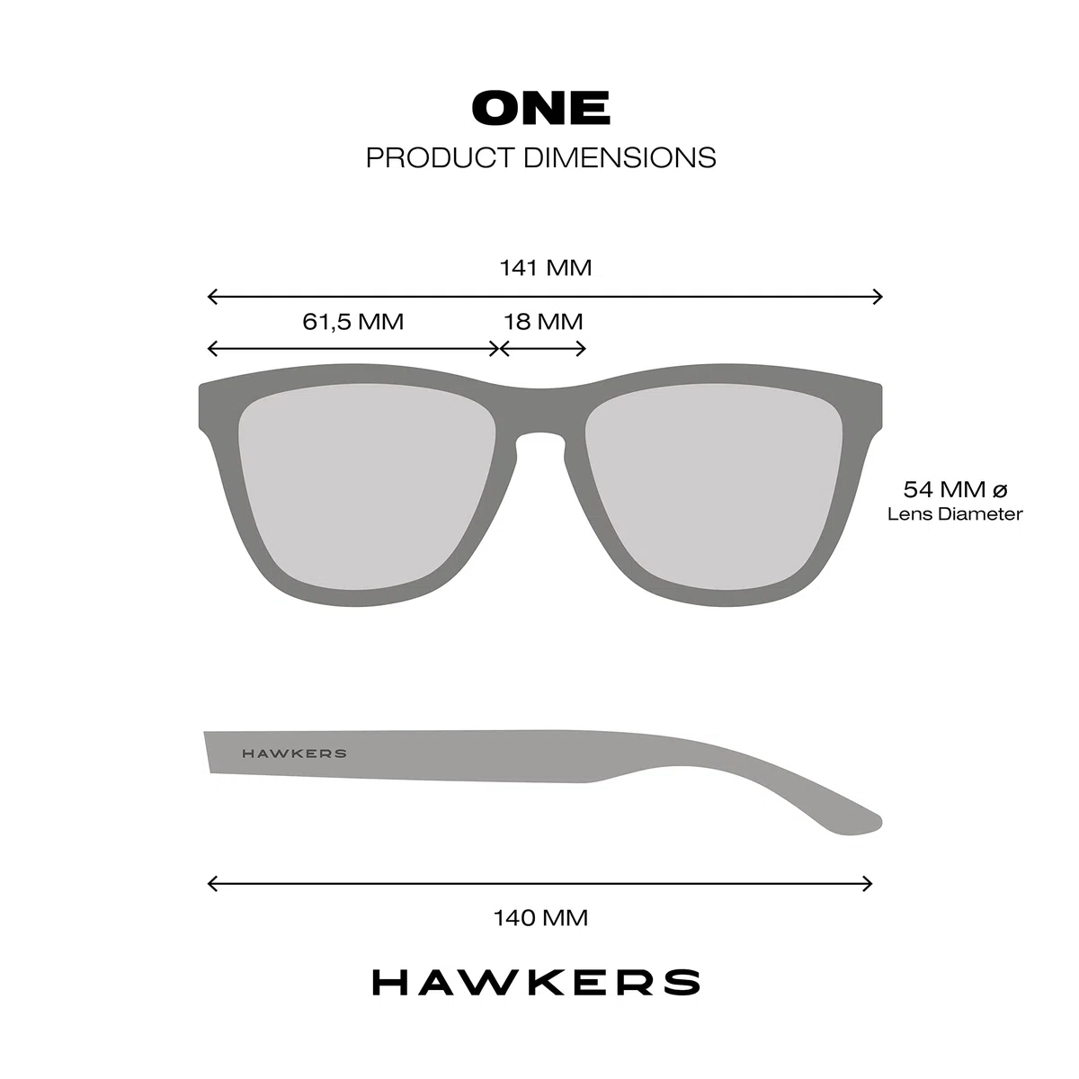 HAWKERS ONE POLARIZED, Occhiali da sole Unisex - Adulto, Taglia unica