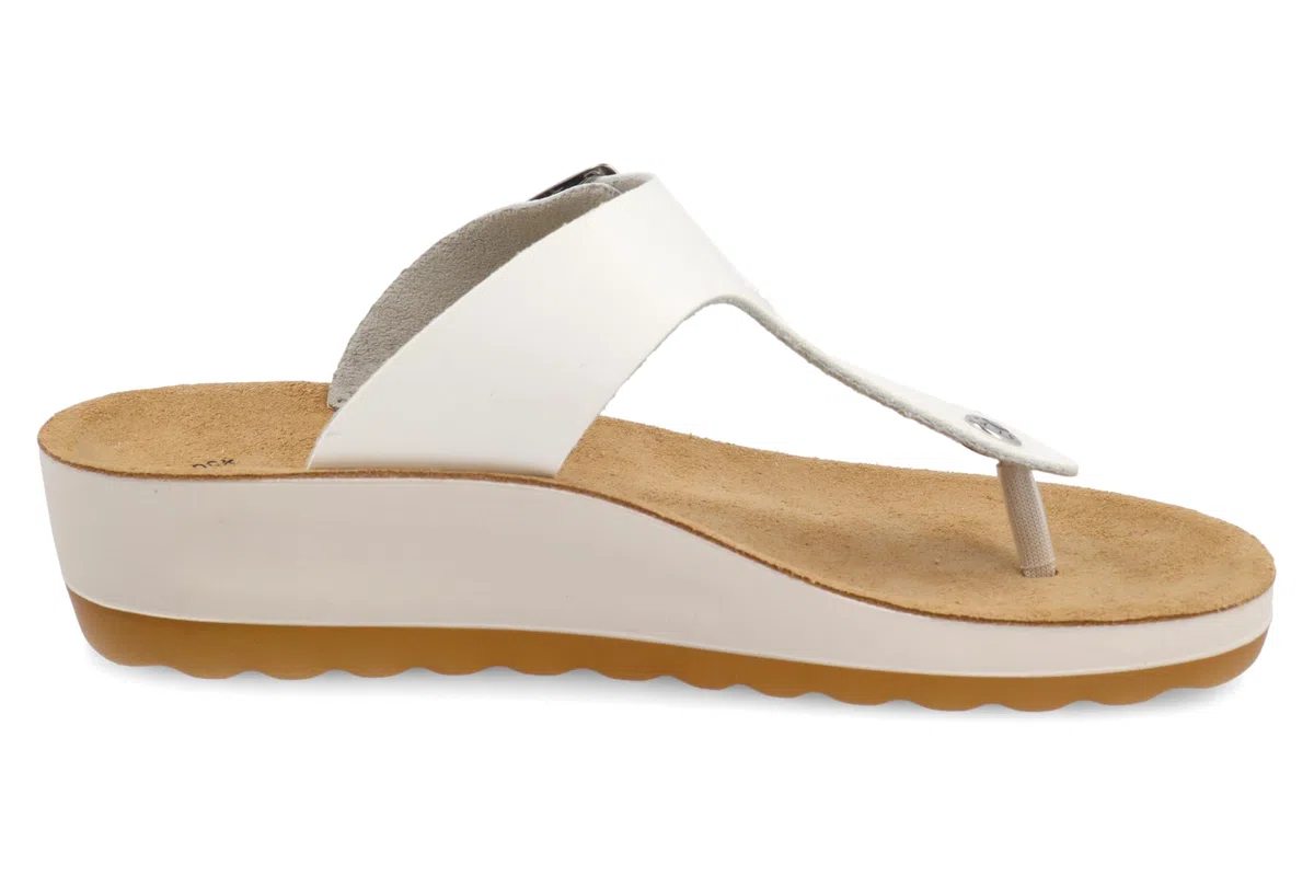 Fly Flot Ciabatta Donna Infradito in Microfibra con Fibbia Regolabile, Fodera Traspirante Air Flot E Sottopiede in Pelle