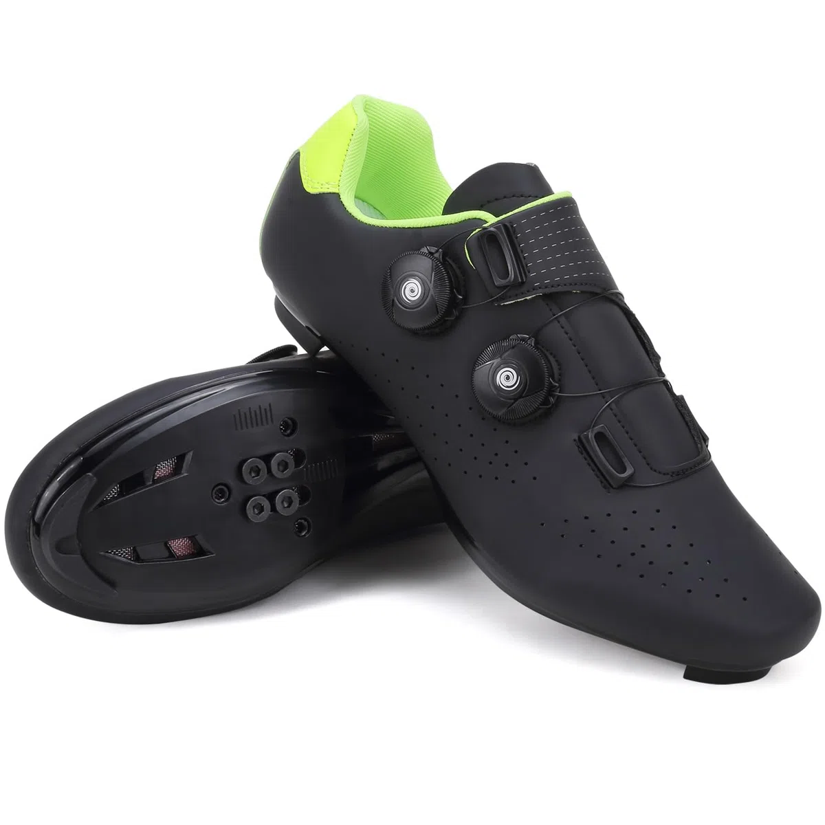 Hixingo Scarpe da Ciclismo Uomo Strada Mountain Scarpe da Bike per Bici, Unisex Scarpe MTB Road SPD/SPD-SL Scarpe da Ciclismo da Bici Compatibile, Scarpe da Equitazione