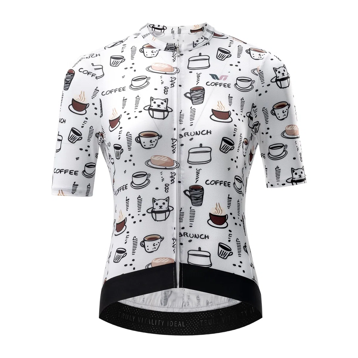 ROCKBROS TVI Magliette Ciclismo Donna, Maglia Ciclismo Maniche Corte, Completo Bici Leggero, Maglia Bici Traspirante, Maglia MTB Comodo, Abbigliamento per Bici da Corsa, Fitness, Arrampicata, Bianco