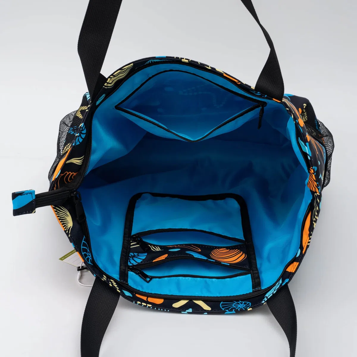 Solance - Grande borsa per la spesa, tote, spalla, palestra, spiaggia o borsa da viaggio con tasche