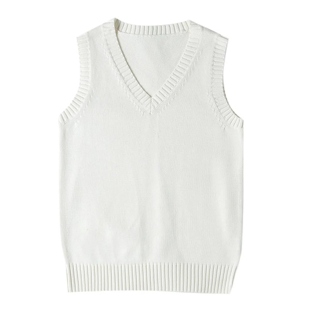 Gilet Donna Maglia, Pullover Senza Maniche Morbido Lavorato a Maglia Fine Gilet Classico Pullover Senza Maniche con Scollo a V Leggero Gilet Sportivo da Donna Perfetto per La Primavera E L'autunno