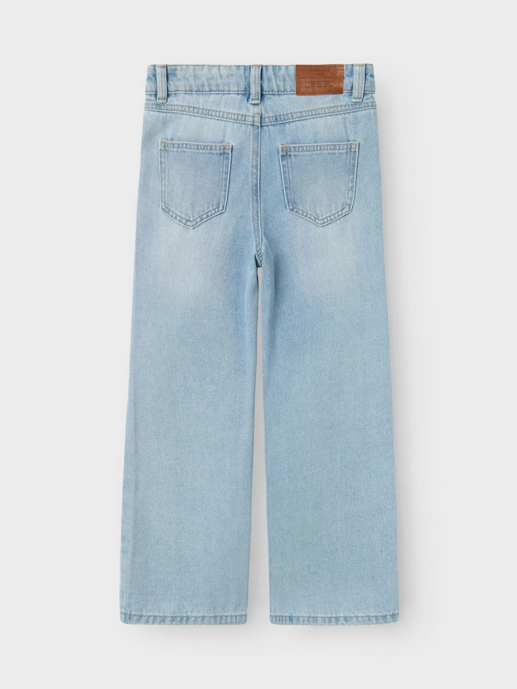 NAME IT - Nkfrose HW Wide Jeans 1411-te Noos, Jeans Larghi Bambine e Ragazze
