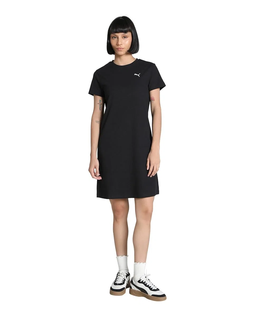 PUMA Ess Elevated Bodycon Rib Dress Vestiti Donna