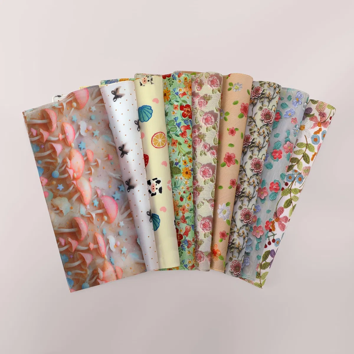 HOULIFE Fazzoletti floreali da donna in cotone fazzoletti da donna vintage fazzoletti con motivo floreale per donna retrò fazzoletto da donna