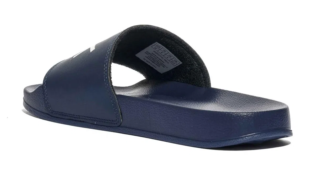 SUN68 X36110 Slippers Logo Navy Blue Ciabatte per Uomo in Gomma