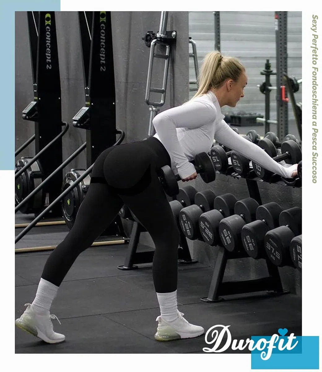 Leggins Donna Push up Leggings Sportivi Vita Alta Anticellulite Pantaloni Palestra per Fitness Yoga Pant