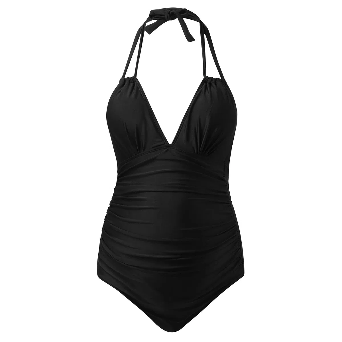 Costumi da Bagno Premaman Floreale Costumi da Bagno Donna Intero Bikini Premaman Bikini da Spiaggia Mare Piscina (Z1-Black, M)