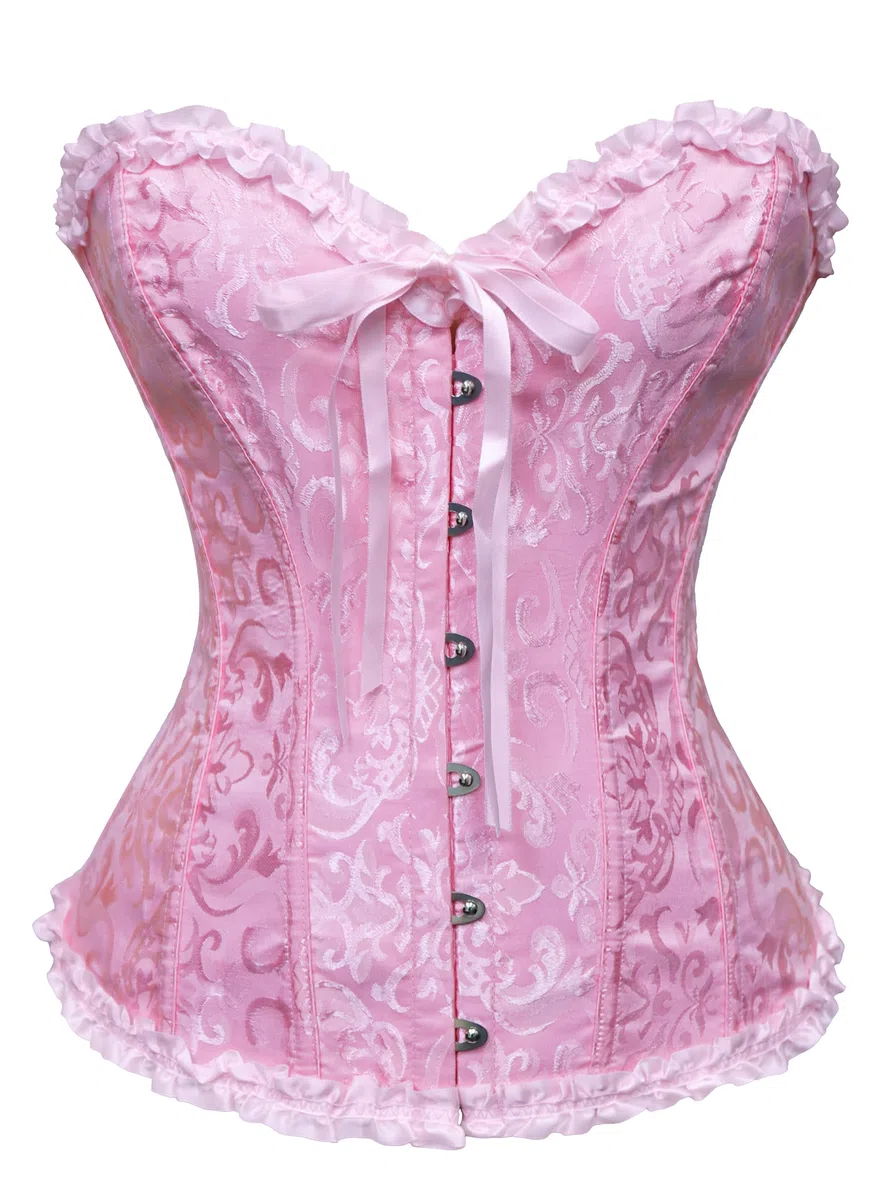 Wikoan Corsetto Donna Sexy Corsetti Bustino Elegante Corsetto da Donna Corsetti Stringivita Halloween S-4XL