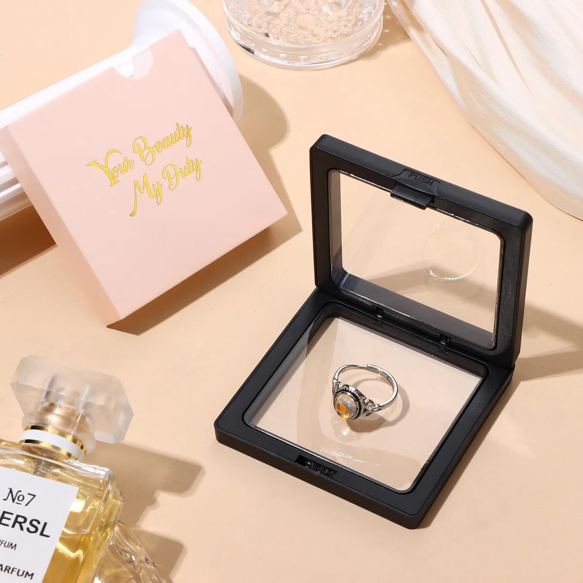 Milacolato Anello Argento 925 per Donna Ragazza Anelli Pietre di Luna Regolabile Aperte Anello CZ Triangolo Celtico Vintage, Anello Pietre Cuore Ovale Rotondo Gioielli per Lei anello