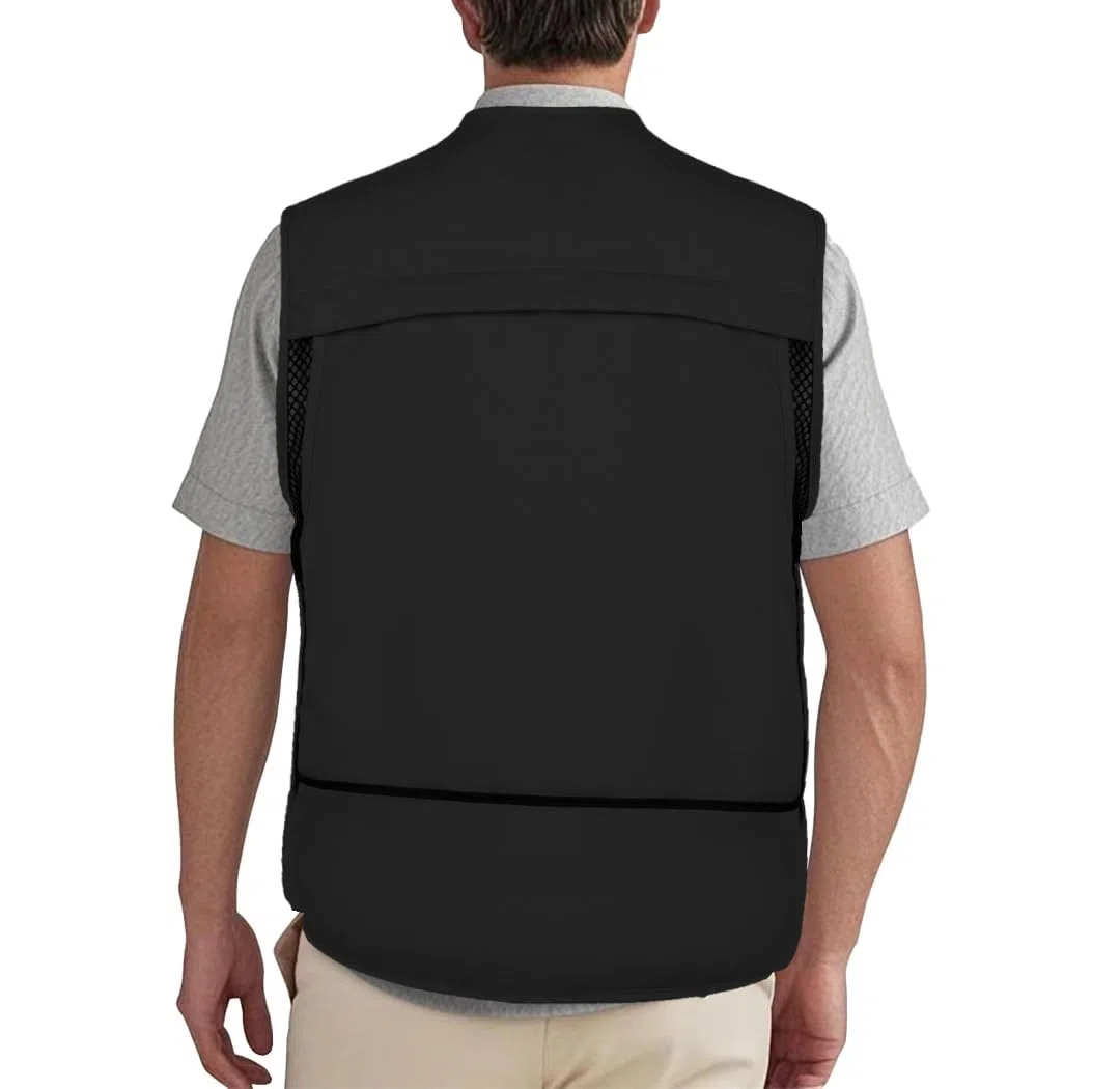 Uomo Gilet da Pesca Multitasche Giubbino da Lavoro Smanicato Traspirante Outdoor Vest JRC Safari Giacche Gilet MJ15