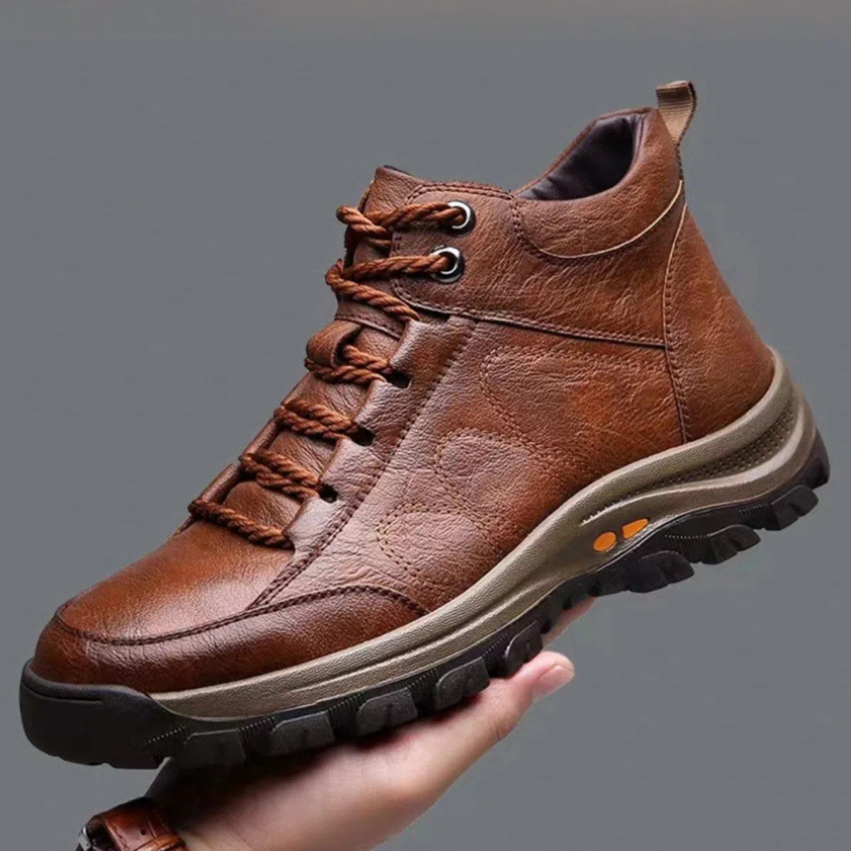 Generico Stivali Da Neve Uomo Classic Da Escursionismo Comodi Ed Eleganti Stivali Invernali Classici Caldo Foderata Caldo Antiscivolo Neve Invernali Impermeabili Elastico Outdoor