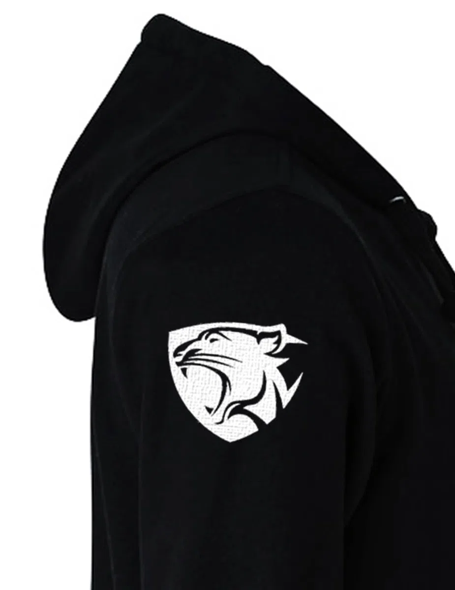 Felpa Security con Cappuccio Uomo Panther Fronte Retro