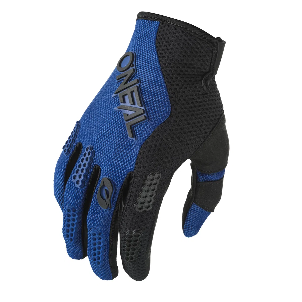 O'NEAL | Guanti Moto & Motocross | MX MTB FR Downhill | Vestibilità, Materiale permeabile all'aria | Guanto Element RACEWEAR V.24 | Adulti | Nero Blu | Taglia L
