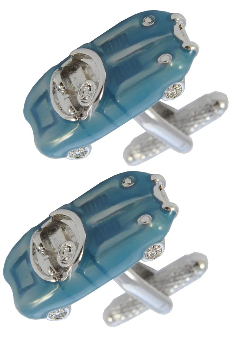 COLLAR AND CUFFS LONDON - Luxury Cufflinks for Men WITH PRESENTATION GIFT BOX - Solid Brass - Cars and Motorbikes - Automotive