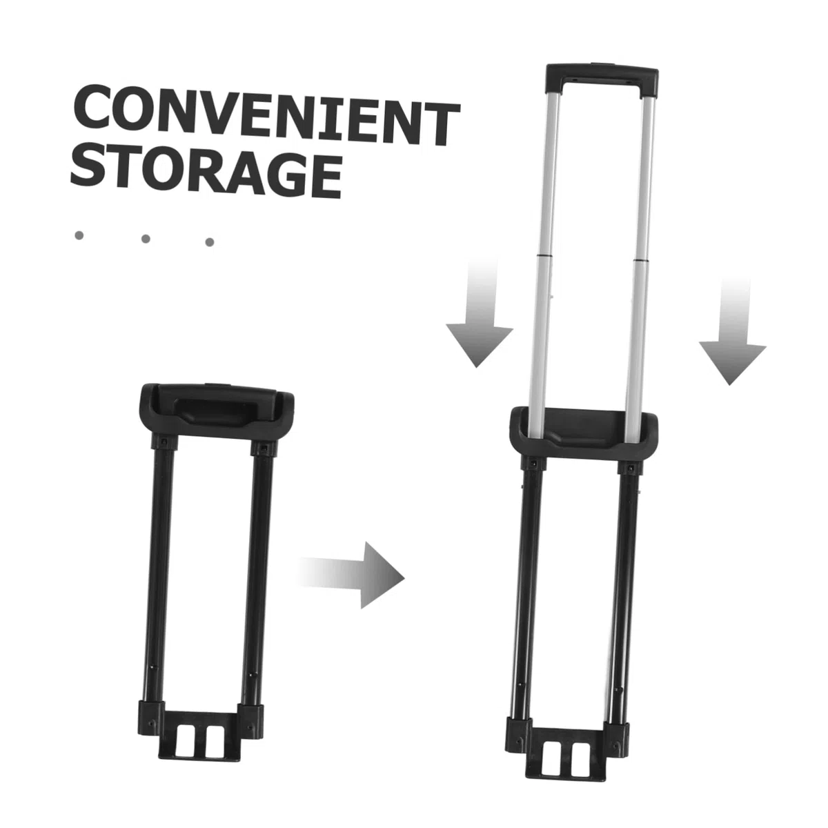 GALPADA Maniglia Telescopica per Valigia Accessori Trolley da Viaggio, Aste Telescopiche in Ferro e Plastica, Facile da Sostituire