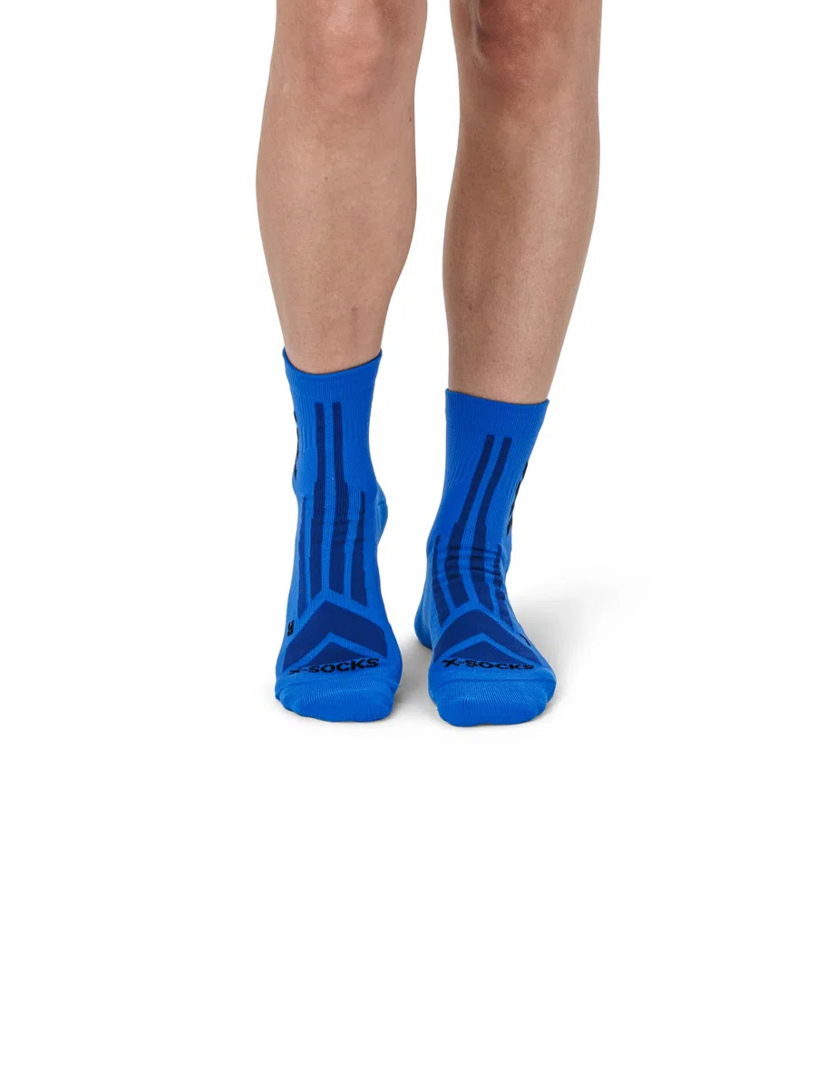 X-Socks Hike Discover Ankle Socks - Traspirabilità, protezione dalle vesciche, resistenza agli odori, maggiore comfort e durata per avventure escursionistiche prolungate: - Blu/Blu, 35-38