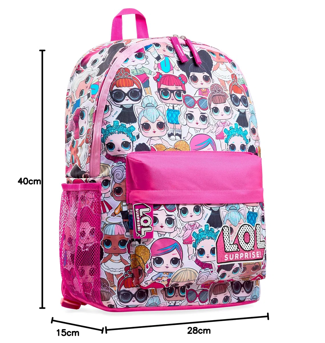 L.O.L. Surprise! Zainetto Bambina Zaino Scuola per Ragazze Zaino Scuola Elementare Bambina Cartella Scuola Tempo Libero Viaggio Accessori LOL Idea Regalo per Bambine