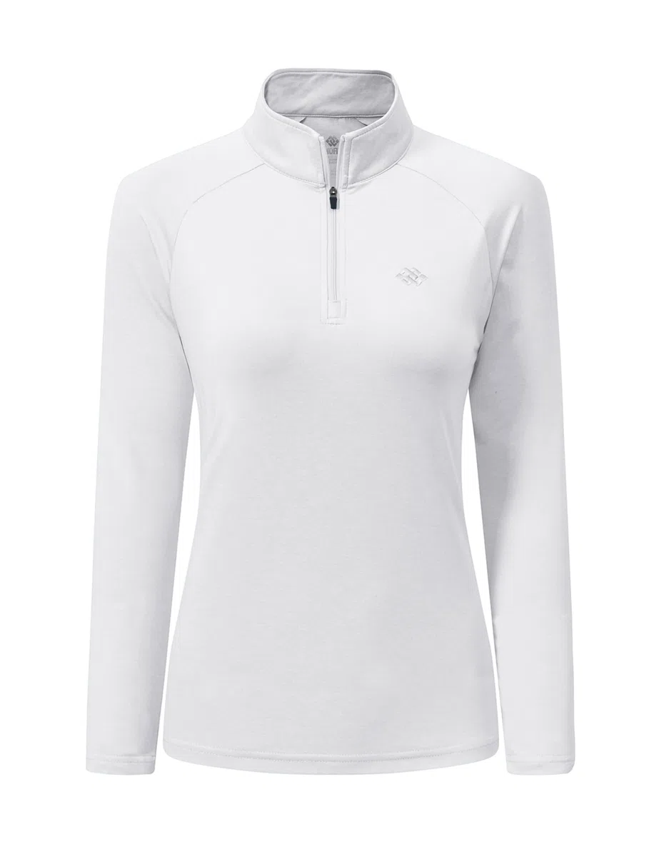 Donna 1/4 Zip Maglietta da Corsa Maniche Lunghe Sportivo UPF 50+ Yoga Fitness Ciclismo Outdoor Escursionismo Tops…