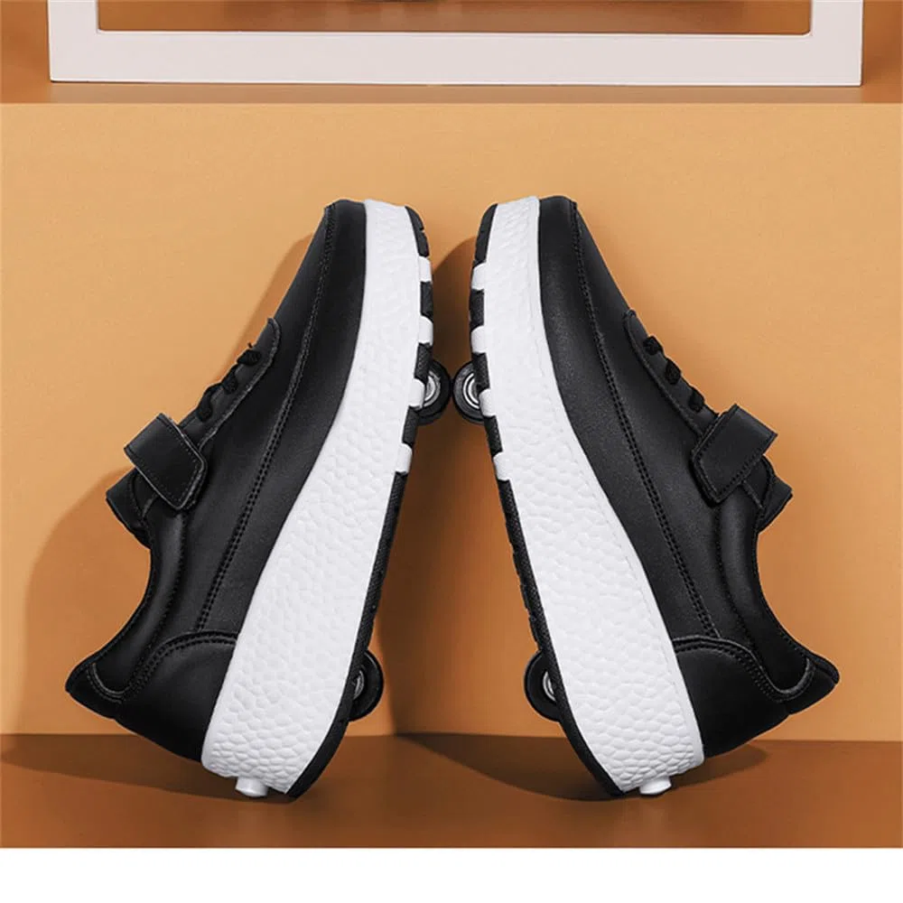 Mateju Scarpe con Rotelle Bambina Bambino Sportive Scarpe da Skateboard, Ragazzo Rotelle a Scomparsa Sneakers da Ginnastica da Pattini per Bambini Donna, Doppia Ruote 29-43 EU