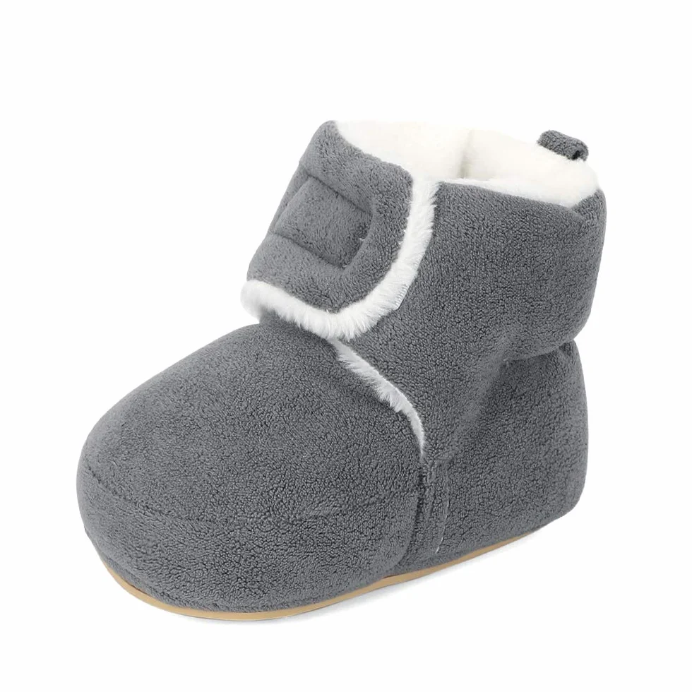 MASOCIO Unisex Stivali da Neve Neonato Invernali Stivaletti Scarpe Primi Passi con Suola Gomma Antiscivolo