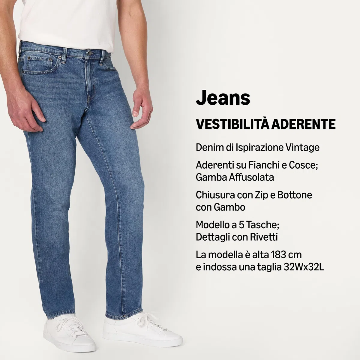Amazon Essentials Uomo Jeans Slim Fit