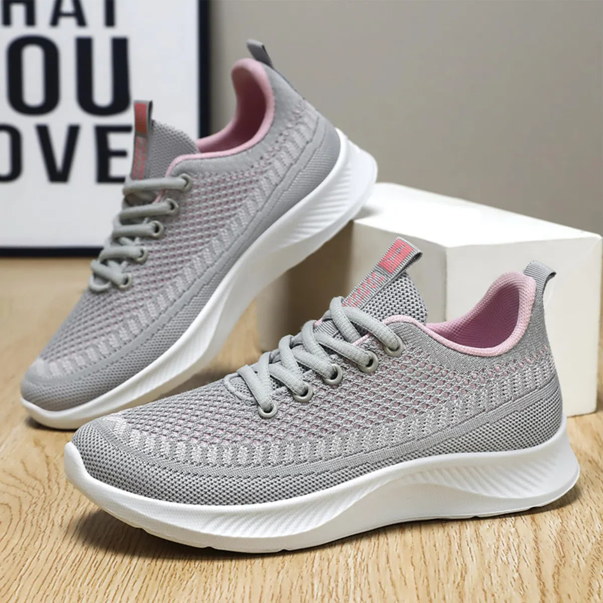 Alexis Leroy Scarpe Donna da Passeggio Leggere Respiranti con Lacci Urbane per Commutazione, Passeggiate & Gite
