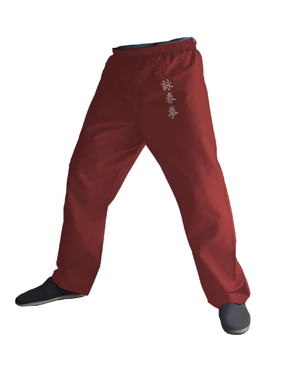 TA0 Pantaloni Kung Fu Pantalone Nero da Arti Marziali Kimono per Uomini e Donne 100% Cotone