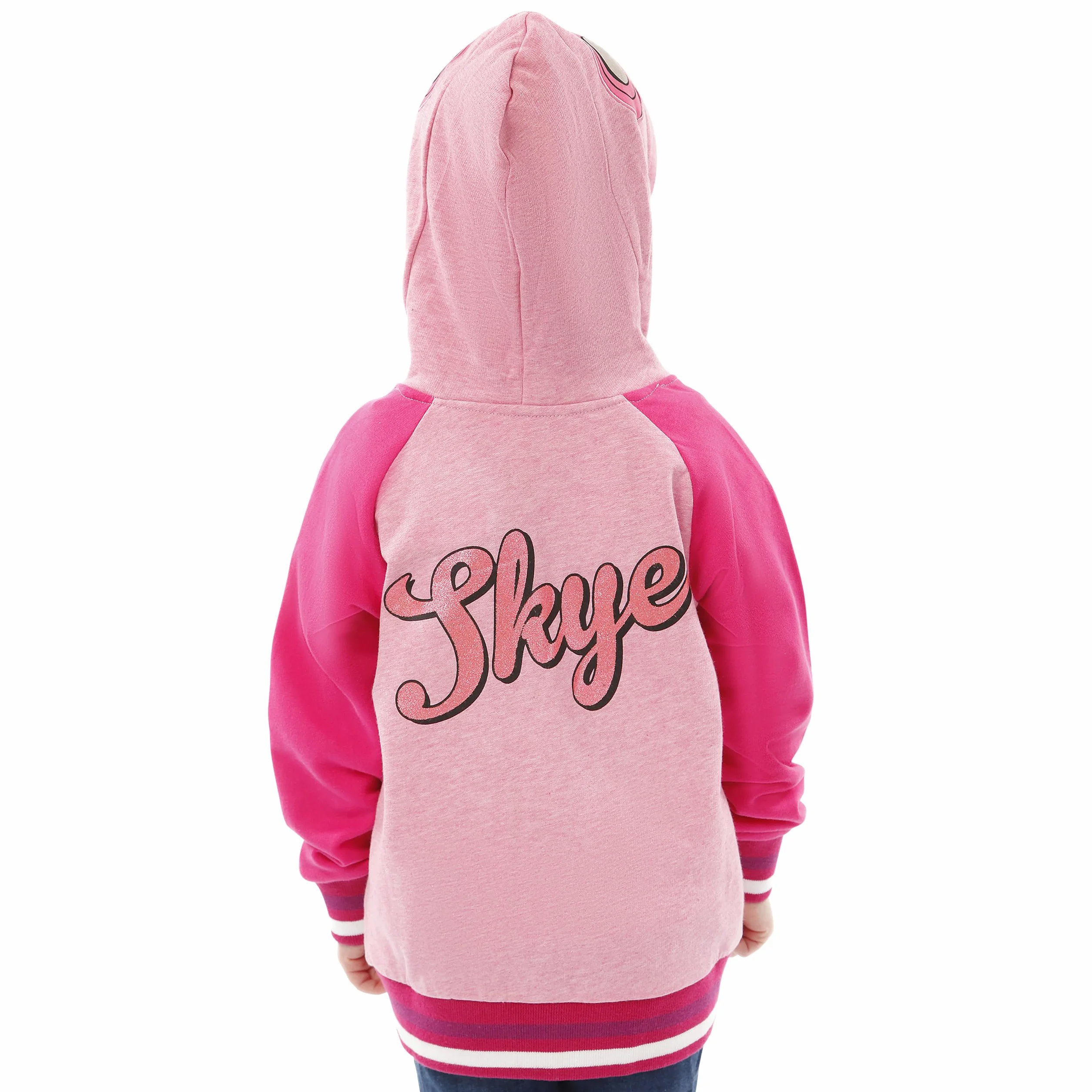 Paw Patrol Felpa Zip Bambina | Felpe Ragazza Skye | Felpe con Cappuccio Glitter